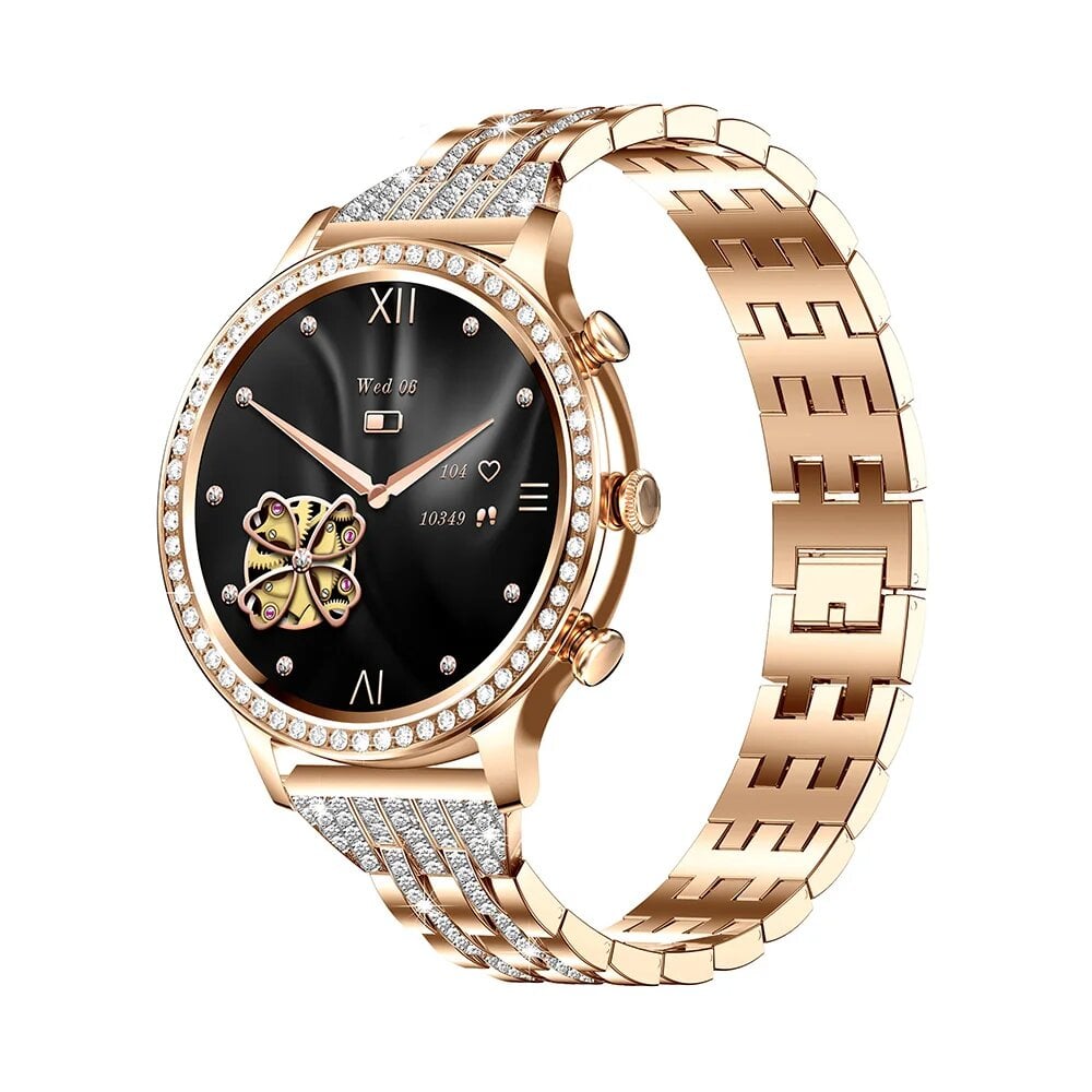 Manta Diamond Lusso Gold kaina ir informacija | Išmanieji laikrodžiai (smartwatch) | pigu.lt