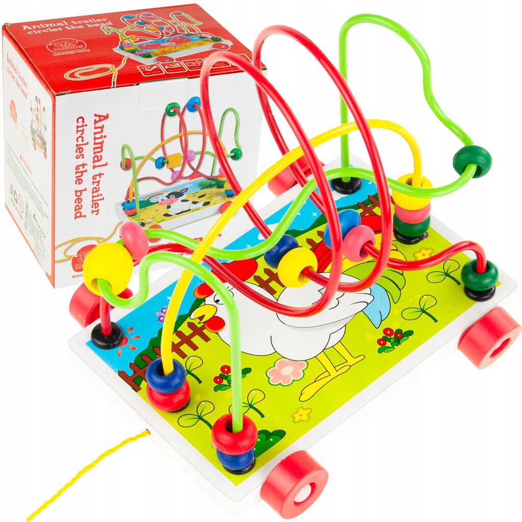 Medinis žaislas labirintas Wooden Toys kaina ir informacija | Lavinamieji žaislai | pigu.lt