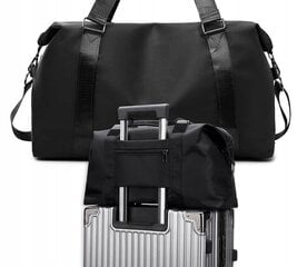 Дорожная сумка Flix, 15 см, черная цена и информация | Рюкзаки и сумки | pigu.lt