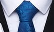 Vyriškas kaklaraištis komplektas mėlynas kaina ir informacija | Kaklaraiščiai, peteliškės | pigu.lt