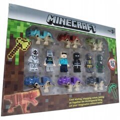 Figūrėlės konstruktoriams Minecraft, 12 vnt. kaina ir informacija | Konstruktoriai ir kaladėlės | pigu.lt