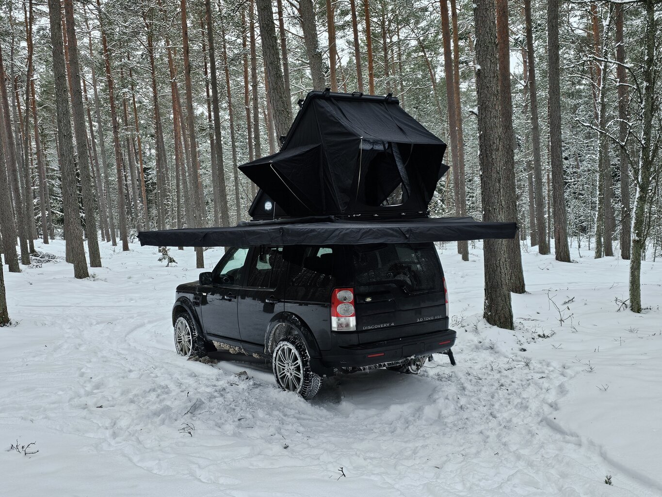 Automobilio stogo palapinė Luxury Overland Winter Edition цена и информация | Stogo bagažinės | pigu.lt