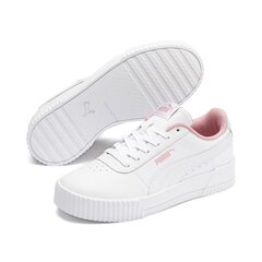 Повседневная обувь для подростков Carina L Jr Puma White-Puma White - 37067702 37067702.39 цена и информация | Детская спортивная обувь | pigu.lt