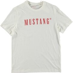 Mustang vyriški marškinėliai, balti kaina ir informacija | Vyriški marškinėliai | pigu.lt