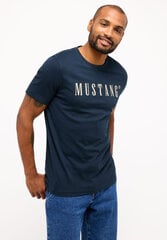 Мужская футболка Mustang, темно-синяя цена и информация | Футболка мужская | pigu.lt