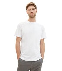 Tom Tailor marškinėliai vyrams, balti kaina ir informacija | Vyriški marškinėliai | pigu.lt
