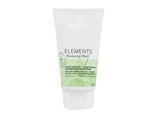 Увлажняющая маска для волос всех типов Wella Professionals Elements, 75 мл цена и информация | Средства для укрепления волос | pigu.lt