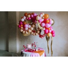 Balionai, rožiniai, 33 cm, 20 vnt. kaina ir informacija | Balionai | pigu.lt