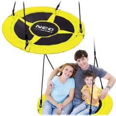 Sūpynės Neo-Sport Swingo XXL, 95 cm., geltonos цена и информация | Детские качели | pigu.lt