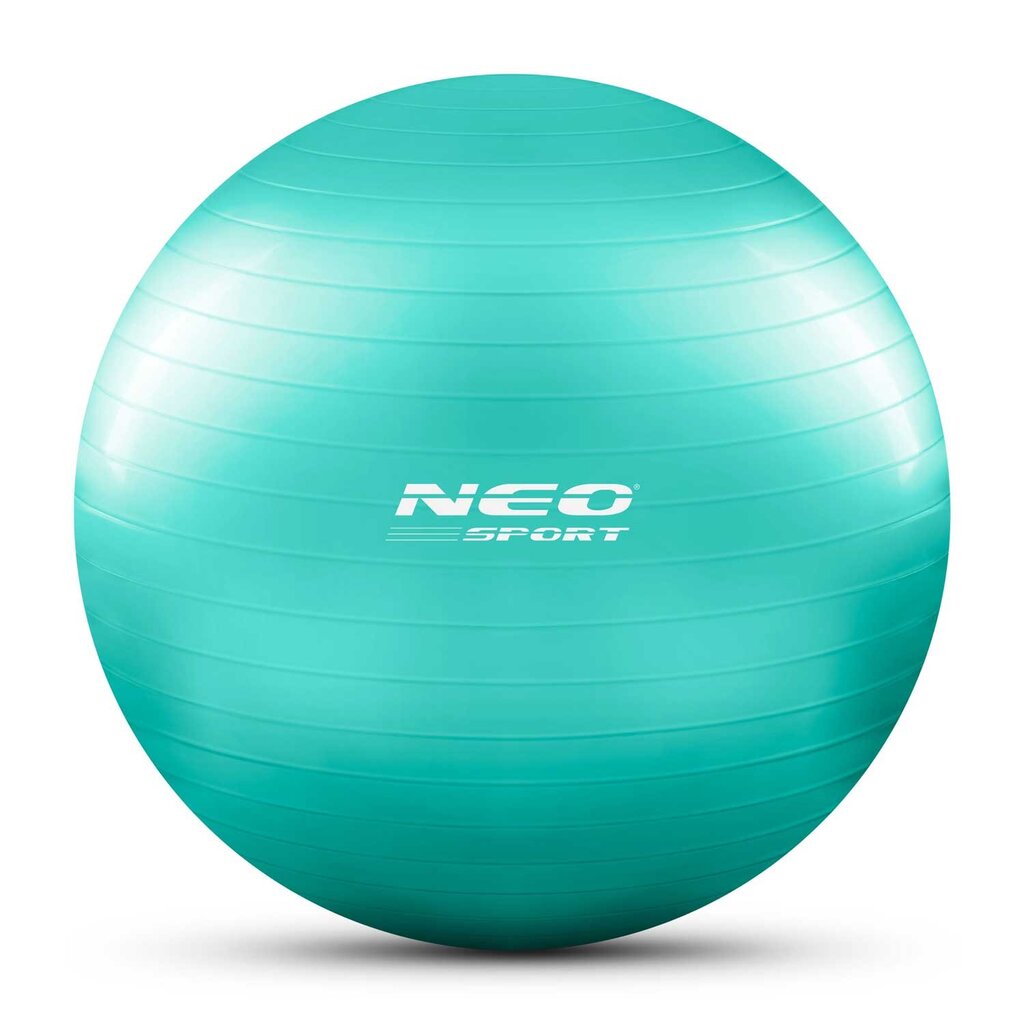 Gimnastikos kamuolys Neo Sport, 75 cm, žalias kaina ir informacija | Gimnastikos kamuoliai | pigu.lt