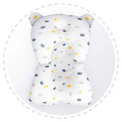 Подушка для купания младенцев Ricokids, бело-голубая цена и информация | Товары для купания | pigu.lt