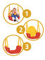 Sūpynės vaikams su barškučiais Edu-Play 3in1 цена и информация | Sūpynės | pigu.lt
