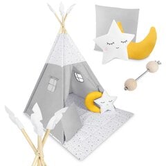 Детская палатка Nukido, светло-серый цена и информация | Детские игровые домики | pigu.lt