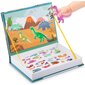 Magnetinė knyga dėlionė dinozaurai, 40 d. kaina ir informacija | Lavinamieji žaislai | pigu.lt