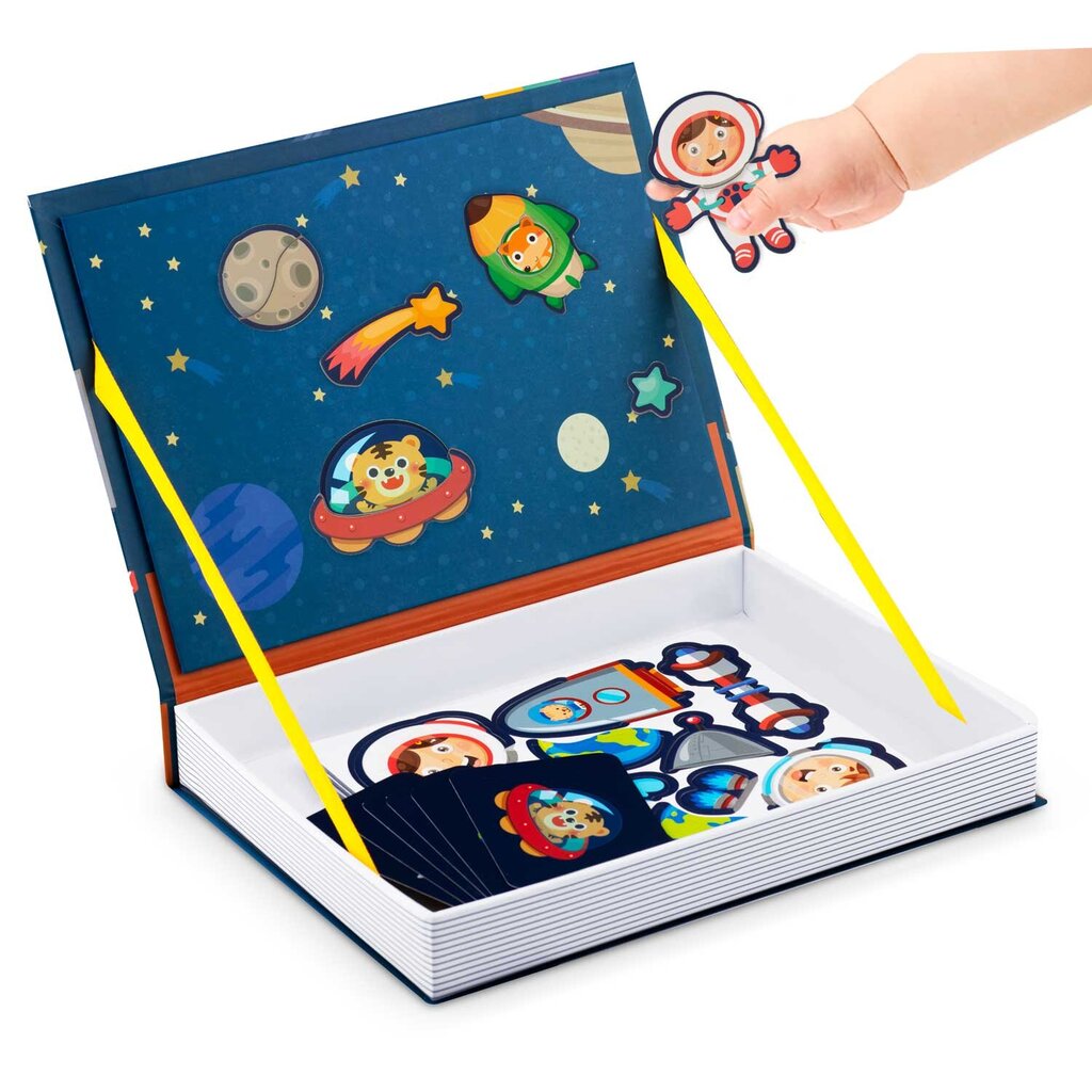Magnetinė knyga kosmosas, 50d. цена и информация | Lavinamieji žaislai | pigu.lt
