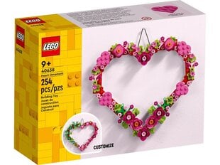 40638 LEGO® Heart Ornament, 254 д. цена и информация | Конструкторы и кубики | pigu.lt