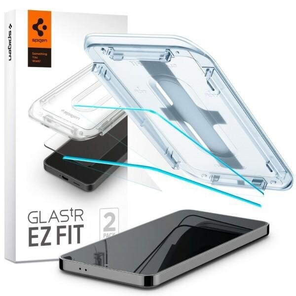 Spigen Glass EZ Fit kaina ir informacija | Apsauginės plėvelės telefonams | pigu.lt