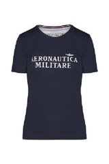 Marškinėliai moterims Aeronautica Militare 39453-6, mėlyni kaina ir informacija | Marškinėliai moterims | pigu.lt
