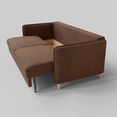 Раскладной двуспальный диван-кровать Podrez MIKA, кремовый цена и информация | Диваны | pigu.lt