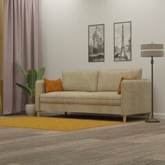Sofa-lova Podrez Mika, smėlio spalvos kaina ir informacija | Sofos | pigu.lt