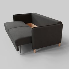 Раскладной двуспальный диван-кровать Podrez MIKA, темно-серый цена и информация | Диваны | pigu.lt