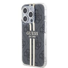 Guess IML 4G Gold Stripe Case for iPhone 15 Pro Pink цена и информация | Чехлы для телефонов | pigu.lt