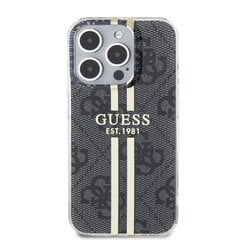 Guess IML 4G Gold Stripe Case for iPhone 15 Pro Pink цена и информация | Чехлы для телефонов | pigu.lt