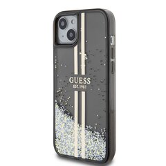 Guess TPU Liquid Glitter Gold Stripe Case kaina ir informacija | Telefono dėklai | pigu.lt