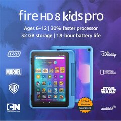 Prekė su pažeidimu.Amazon Fire HD 8 32GB Kids Pro 2022, Cyber Sky цена и информация | Товары с повреждениями | pigu.lt