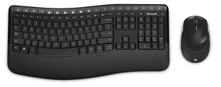 Belaidė klaviatūra + pelė Combo Microsoft Comfort 5050 kaina ir informacija | Klaviatūros | pigu.lt