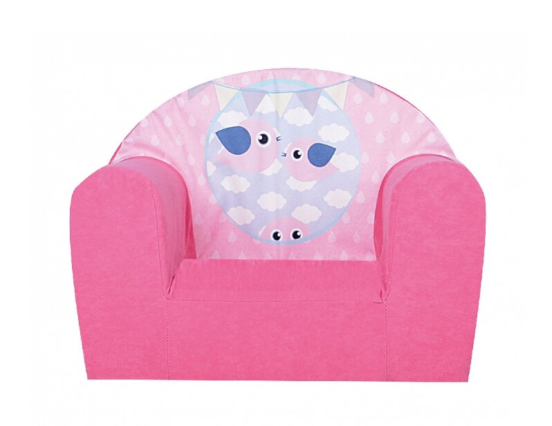 Vaikiškas fotelis Fortisline, rožinis kaina ir informacija | Vaikiški sėdmaišiai, foteliai, pufai | pigu.lt