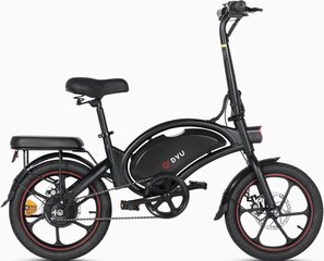 Elektrinis dviratis DYU D16 16", juodas kaina ir informacija | Elektriniai dviračiai | pigu.lt