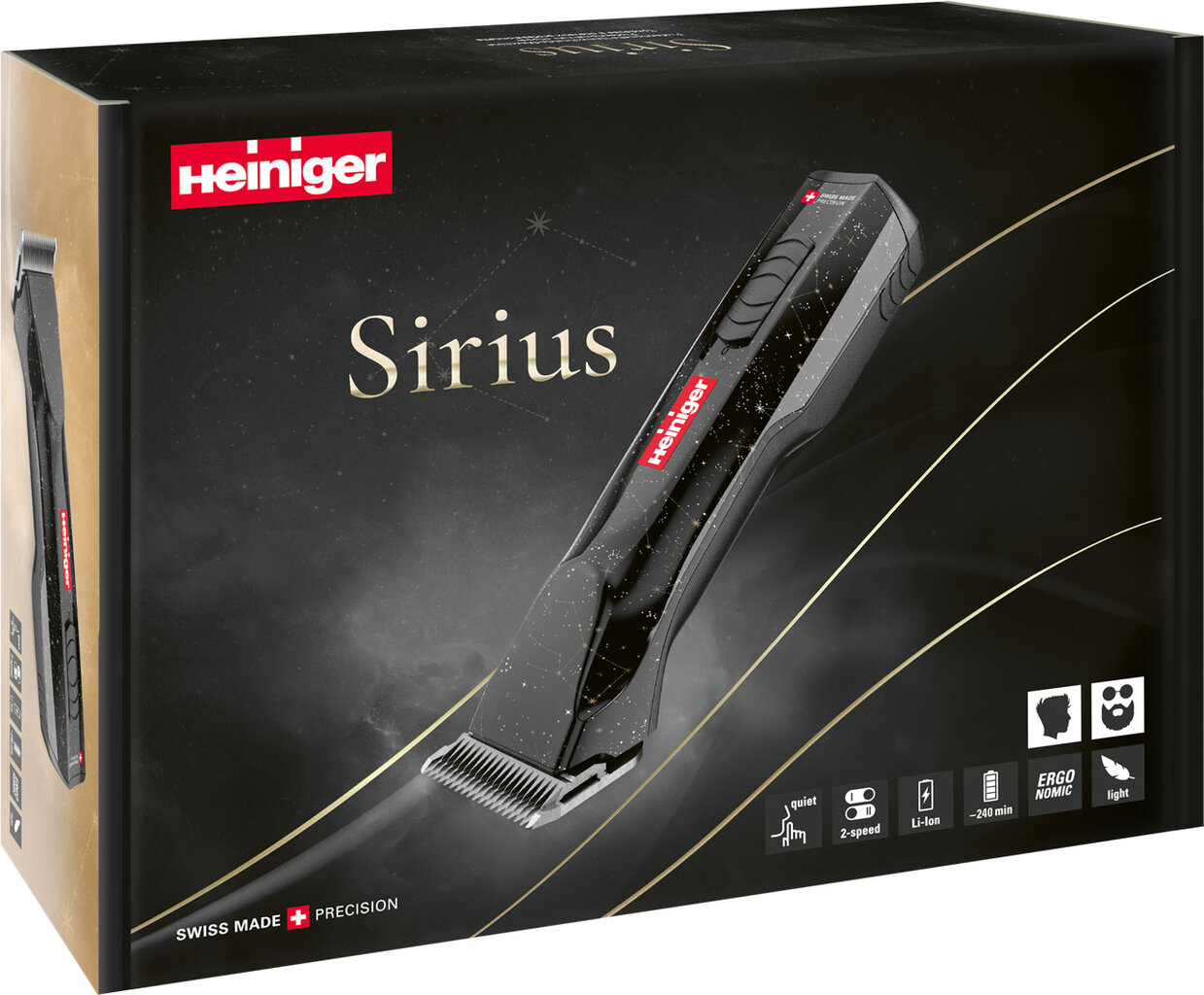 Heiniger 710-100.80A1 Sirius kaina ir informacija | Plaukų kirpimo mašinėlės | pigu.lt