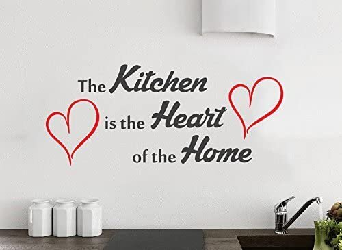 Interjero lipdukas The kitchen is the heart of the home цена и информация | Interjero lipdukai | pigu.lt