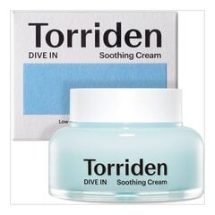 Успокаивающий крем с низкомолекулярной гиалуроновой кислотой Torriden DIVE-IN Soothing Cream 100 мл цена и информация | Кремы для лица | pigu.lt