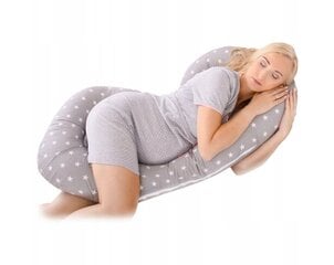 Nėščiųjų pagalvė, C formos, 260 cm kaina ir informacija | Maitinimo pagalvės | pigu.lt