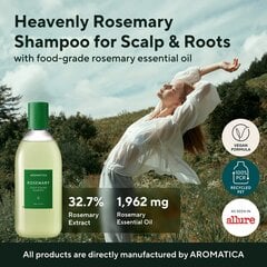 Шампунь для волос Aromatica 01 Rosmarin Veganes, 400 мл цена и информация | Шампуни | pigu.lt