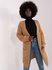 Kardiganas moterims, rudas kaina ir informacija | Megztiniai moterims | pigu.lt