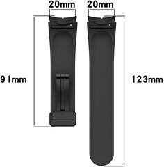 4wrist Silicone Strap цена и информация | Аксессуары для смарт-часов и браслетов | pigu.lt