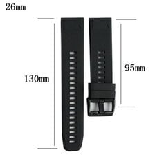 4wrist Silicone Strap kaina ir informacija | Išmaniųjų laikrodžių ir apyrankių priedai | pigu.lt