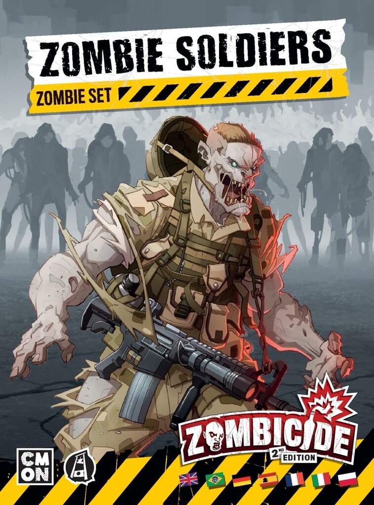 Žaidimas Zombicide 2nd Edition Zombie Soldiers Portal Games, IT, EN, FR, DE, PT, PL, ES kaina ir informacija | Stalo žaidimai, galvosūkiai | pigu.lt