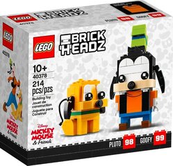 40378 Lego kaladėlės BrickHeadz Goofy ir Pluto, Disney, 214 d. kaina ir informacija | Konstruktoriai ir kaladėlės | pigu.lt