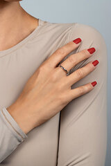 Žiedas moterims Brilio Silver RI084W kaina ir informacija | Žiedai | pigu.lt