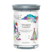 Yankee Candle Свеча Magical Bright Lights Signature Tumbler ( charovná zářící světýlka ) - Vonná svíčka, 567г цена и информация | Подсвечники, свечи | pigu.lt