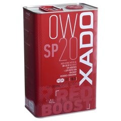 Xado Atomic Oil 0W-20 SP Red Boost, масло моторное, 4л цена и информация | Моторные масла | pigu.lt