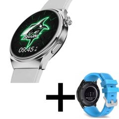 Black Shark BS-S1 Silver + Blue Band цена и информация | Смарт-часы (smartwatch) | pigu.lt