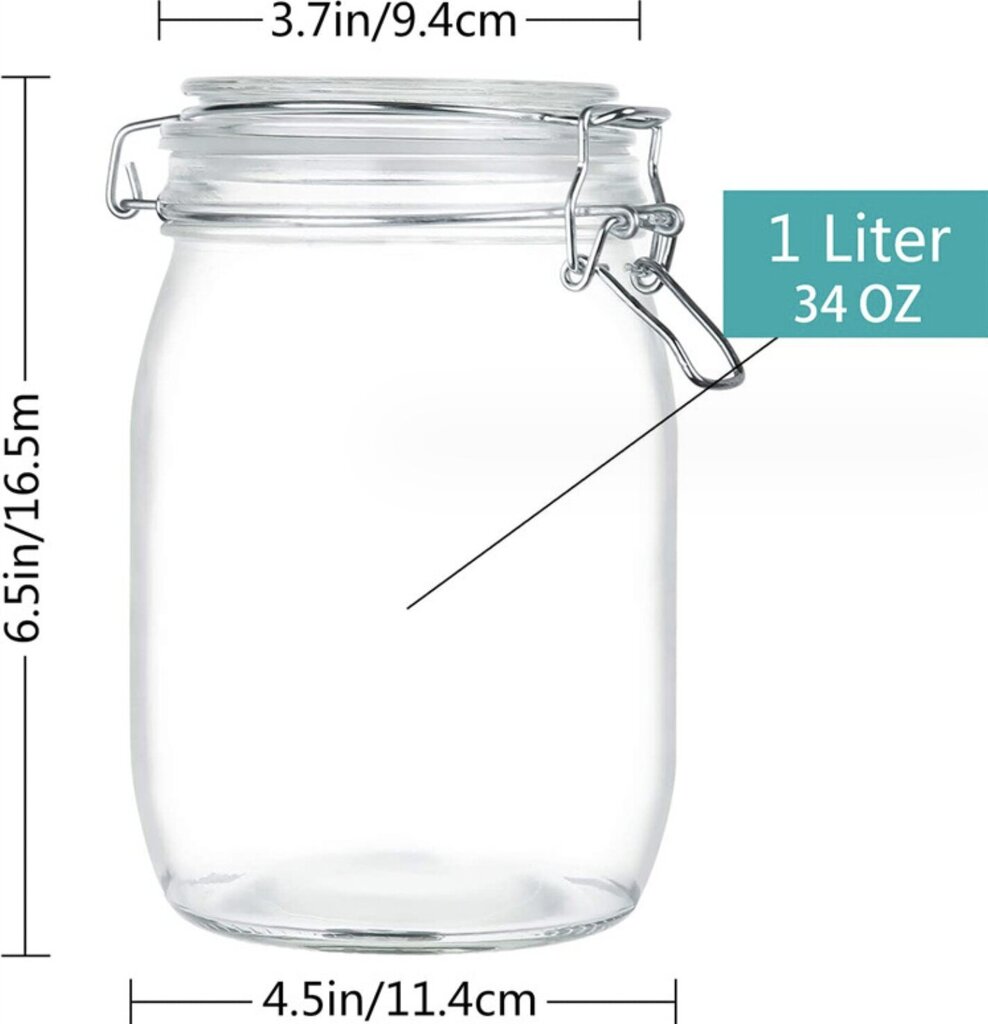 Indelis maisto laikymui su sandariu dangteliu, 1 l kaina ir informacija | Maisto saugojimo  indai | pigu.lt