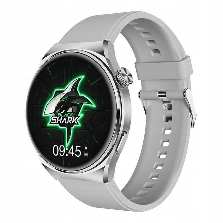 Black Shark BS-S1 Silver + White Band kaina ir informacija | Išmanieji laikrodžiai (smartwatch) | pigu.lt