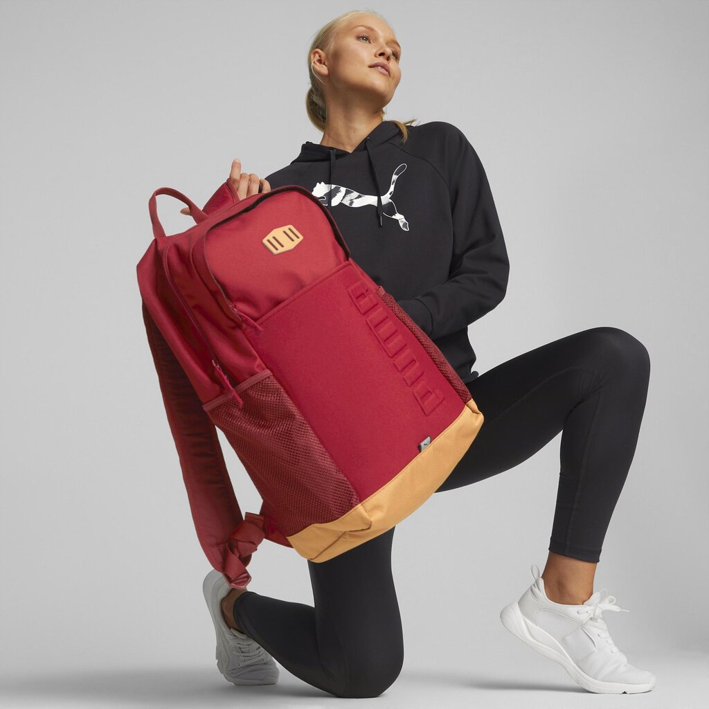 PUMA raudonos spalvos laisvalaikio kuprinė  suaugusiems Kuprinė PUMA S Backpack Intense Red - 07922203 kaina ir informacija | Moteriškos rankinės | pigu.lt