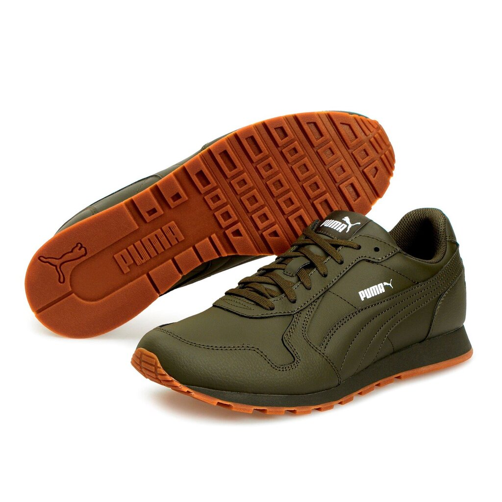 Laisvalaikio batai vyrams Puma ST Runner Full L Forest Night Fores 35913010, žali цена и информация | Kedai vyrams | pigu.lt